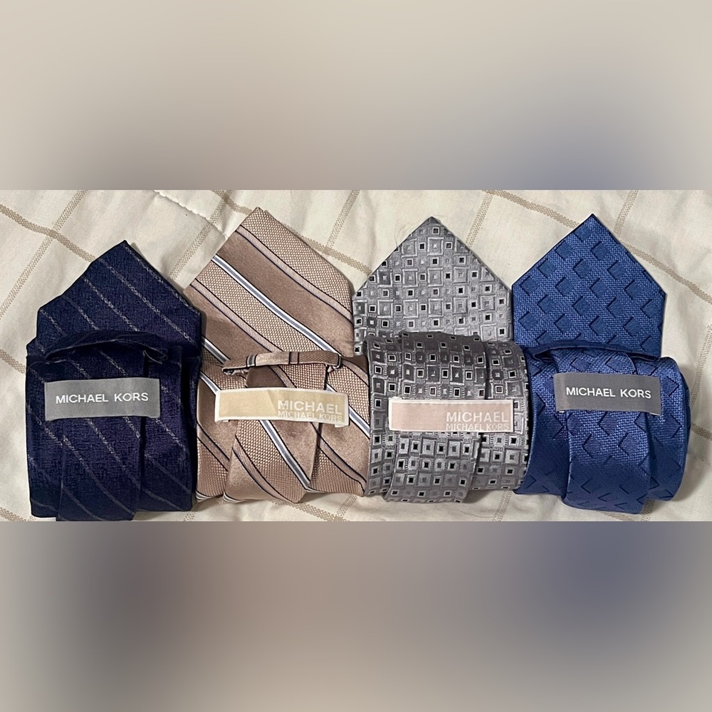 Michael Kors Men's Tie Collection - Blue, Gray, and Brown
